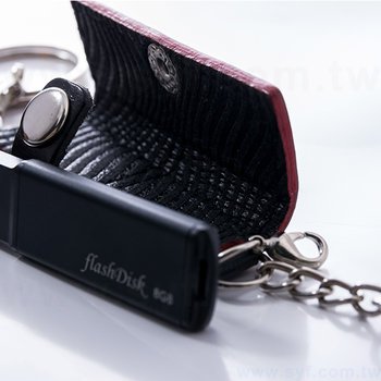 皮製隨身碟-鑰匙圈禮贈品USB-台灣設計金屬皮革材質隨身碟-客製隨身碟容量-採購訂製印刷推薦禮品_5